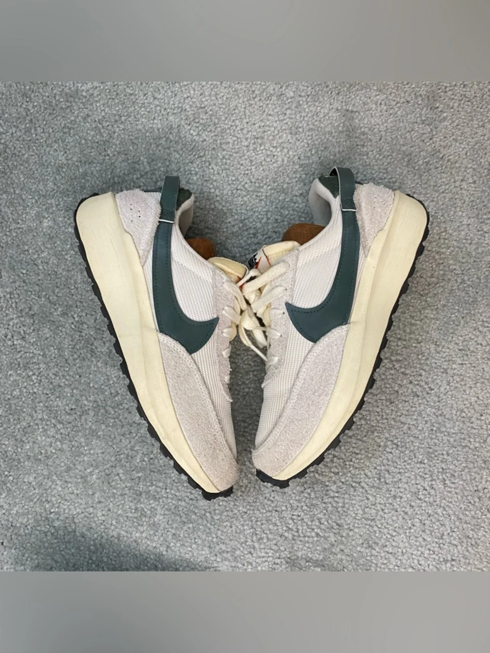 Nike Waffle Debut Vintage White Vintage Green Sneakers‎ Women’s 8.5 DX2931-101
